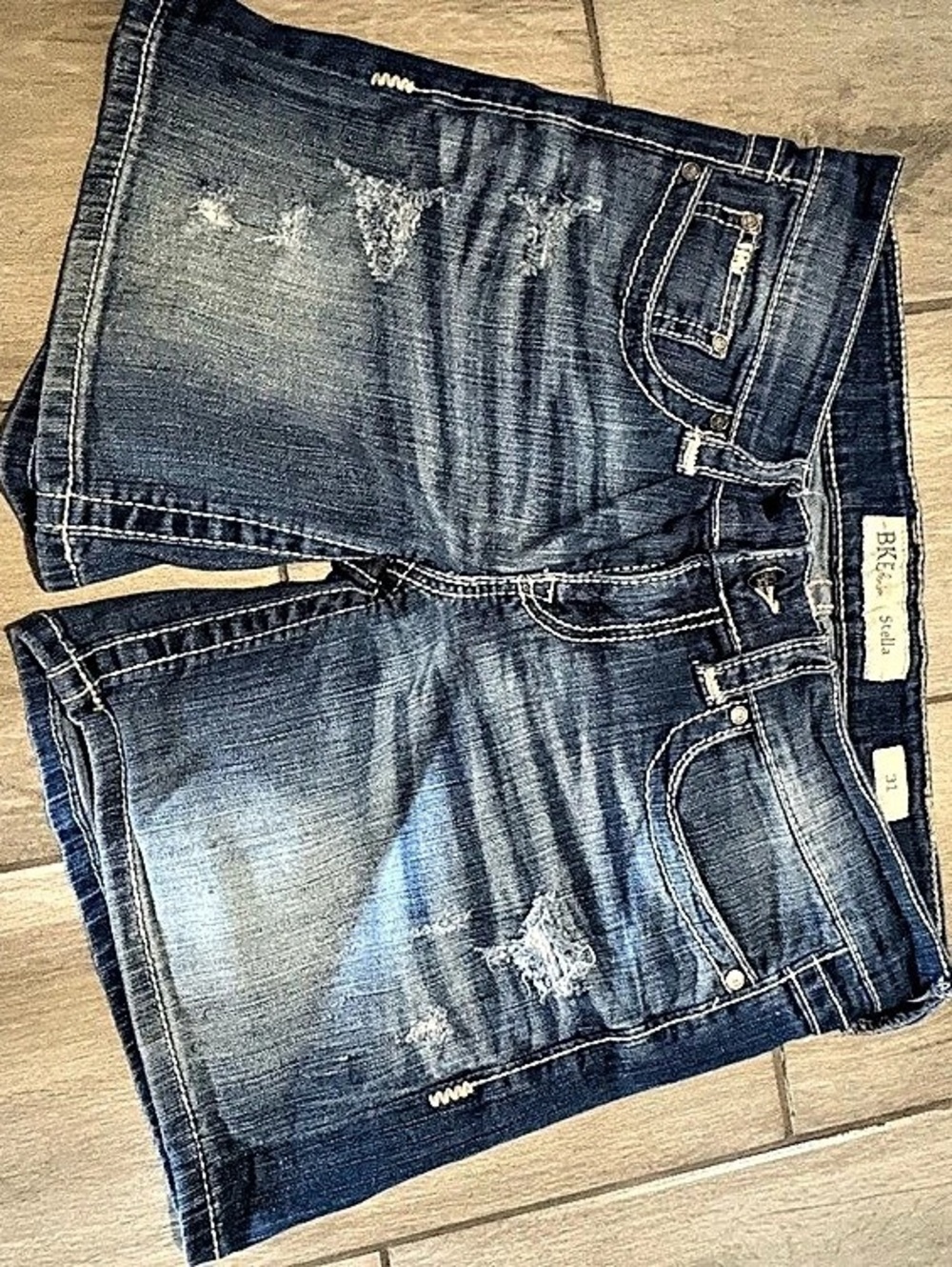 BKE Stella shoets Blue Waist 31